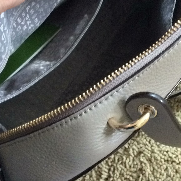 Kate Spade Taupe/grey purse - Picture 3 of 7